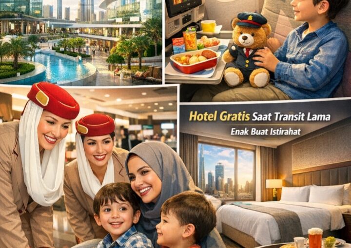 Keunggulan Emirates untuk Keluarga: Transit Dubai, Kids Meal & Hotel Gratis