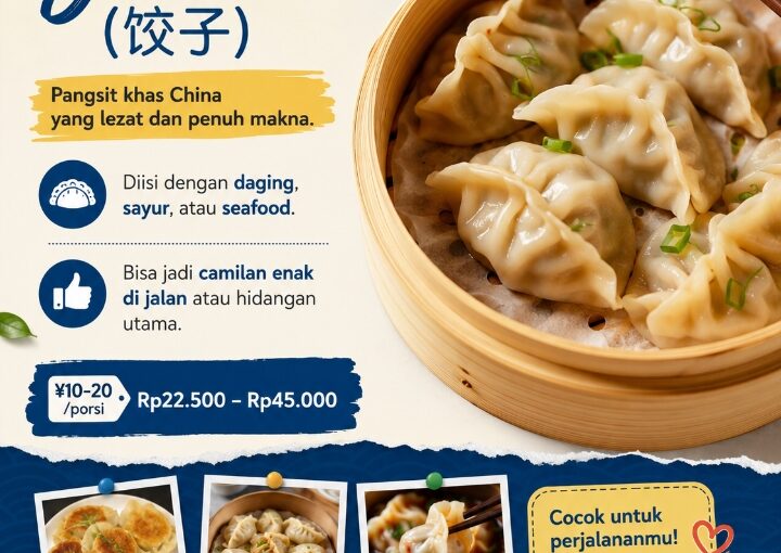 Jiaozi, Pangsit Khas China yang Wajib Dicoba Saat Berwisata Kuliner