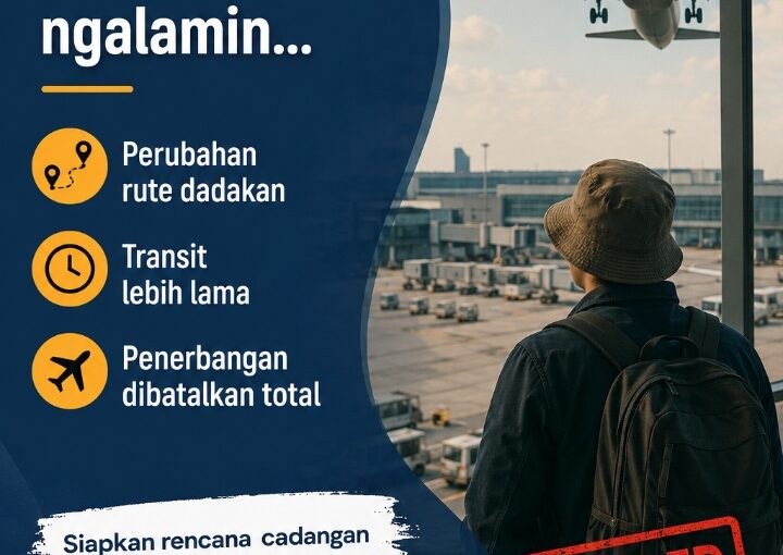 Penerbangan Dibatalkan atau Transit Lebih Lama? Ini yang Sering Dialami Traveler dan Cara Menghadapinya